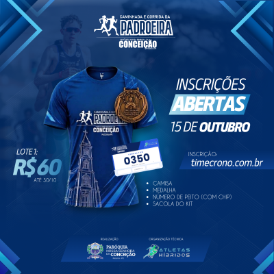 Caminhada E Corrida Da Padroeira - 166ª Festa De Nossa Senhora Da Conceição