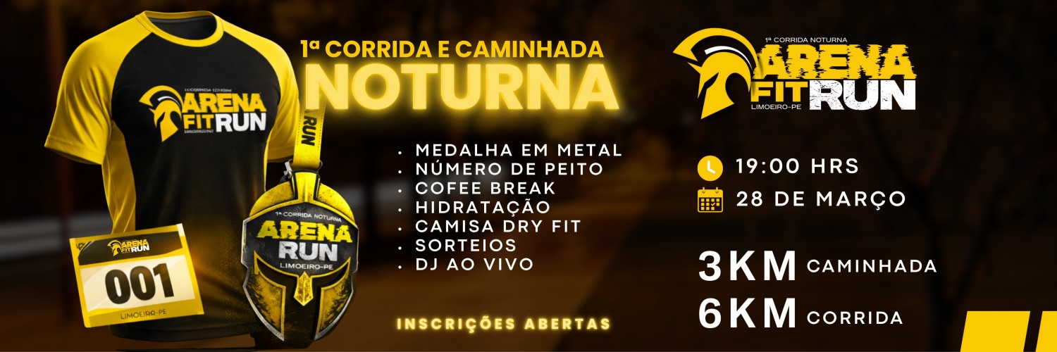 1ª Corrida e Caminhada Noturna